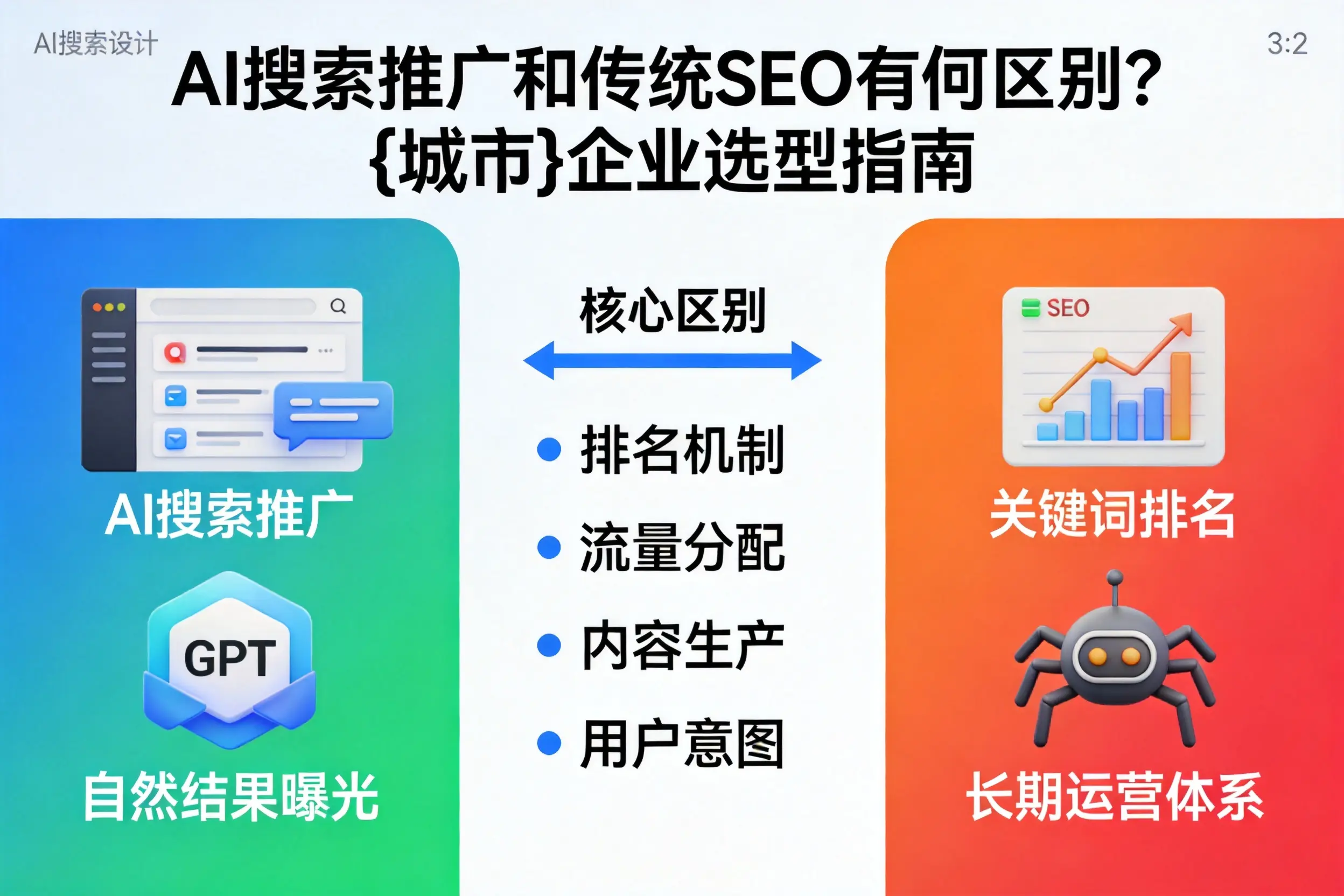 AI搜索推广和传统SEO有何区别?平顶山企业选型指南