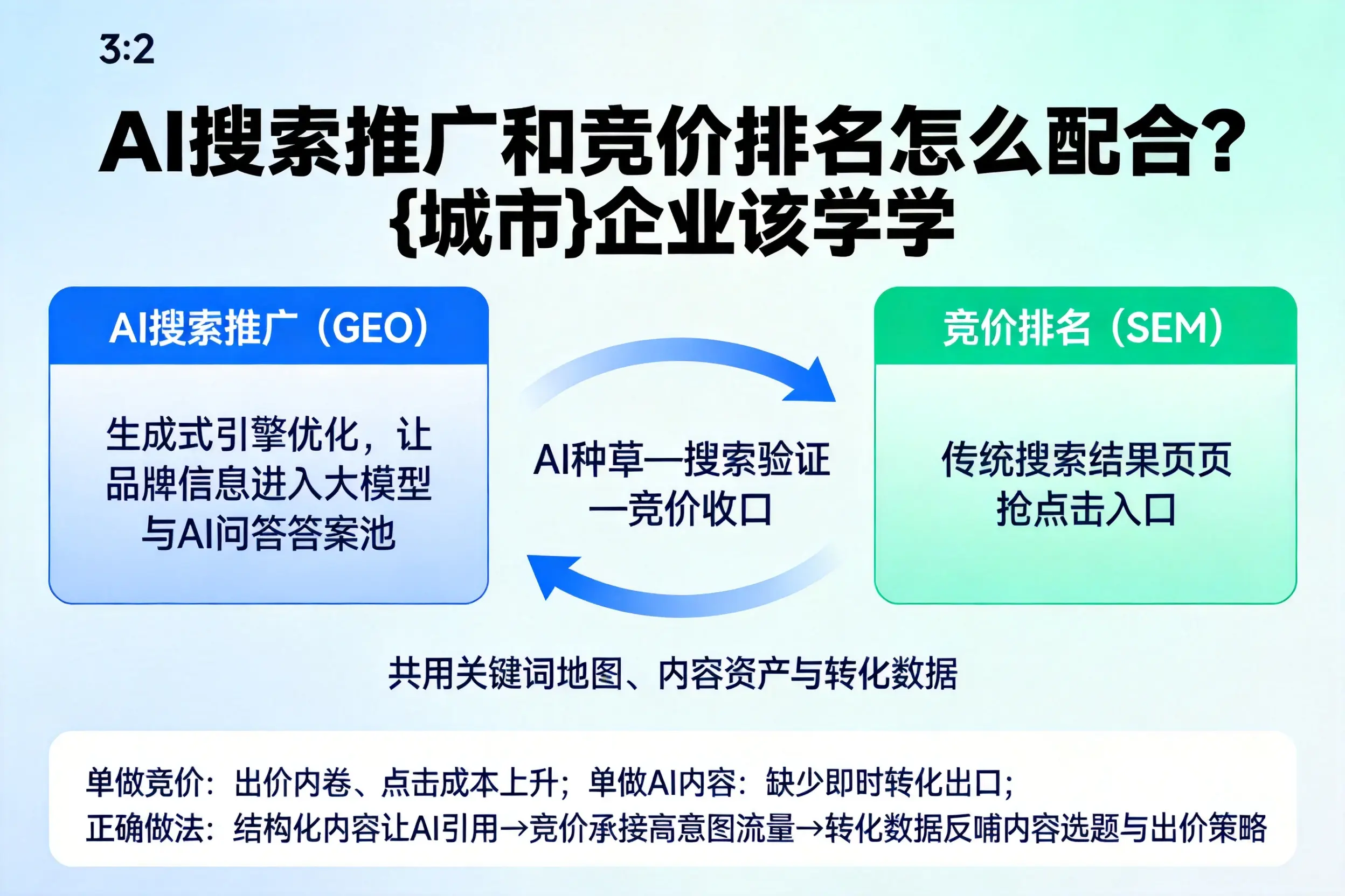 AI搜索推广和竞价排名怎么配合?平顶山企业该学学