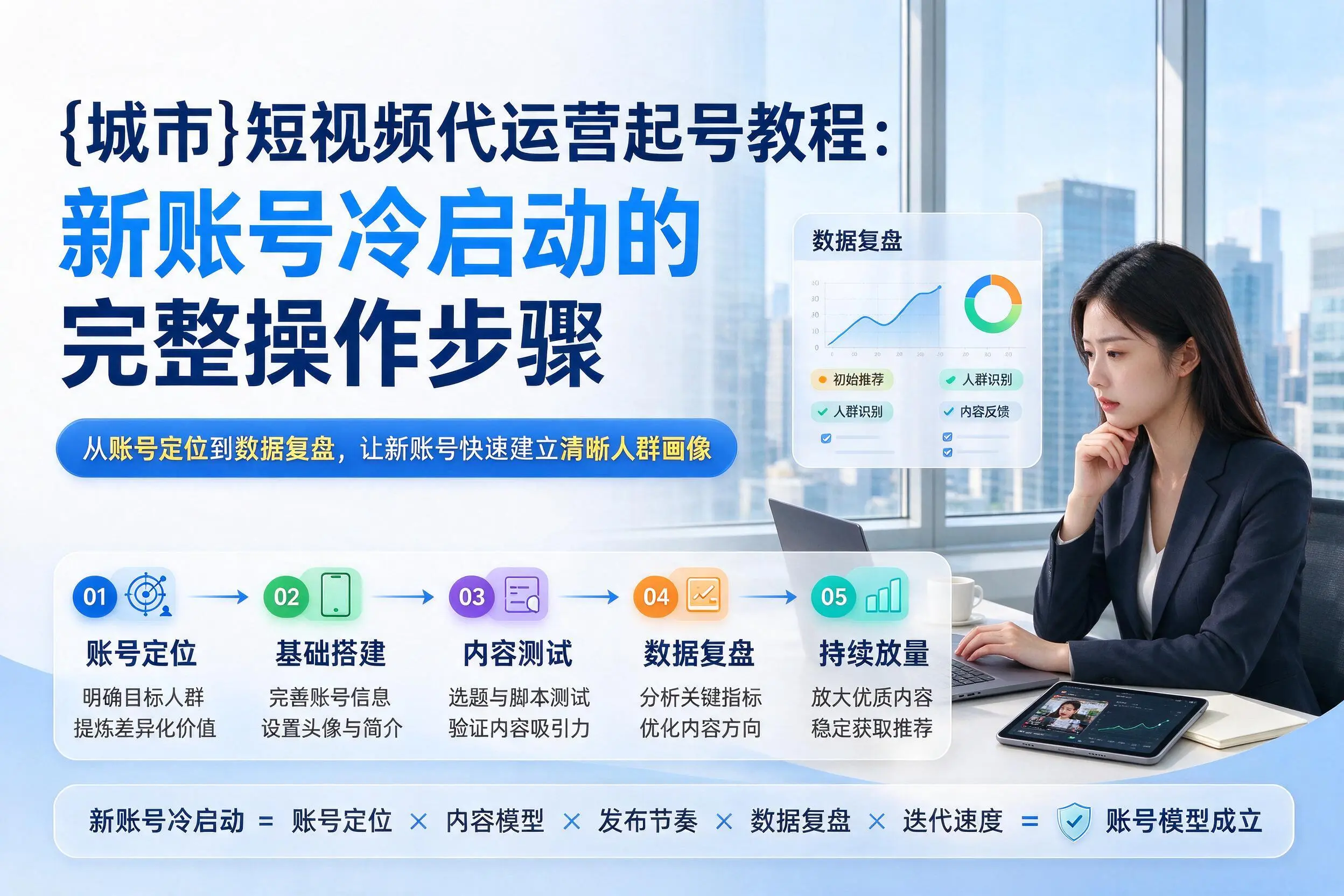 平顶山短视频代运营起号教程：新账号冷启动的完整操作步骤