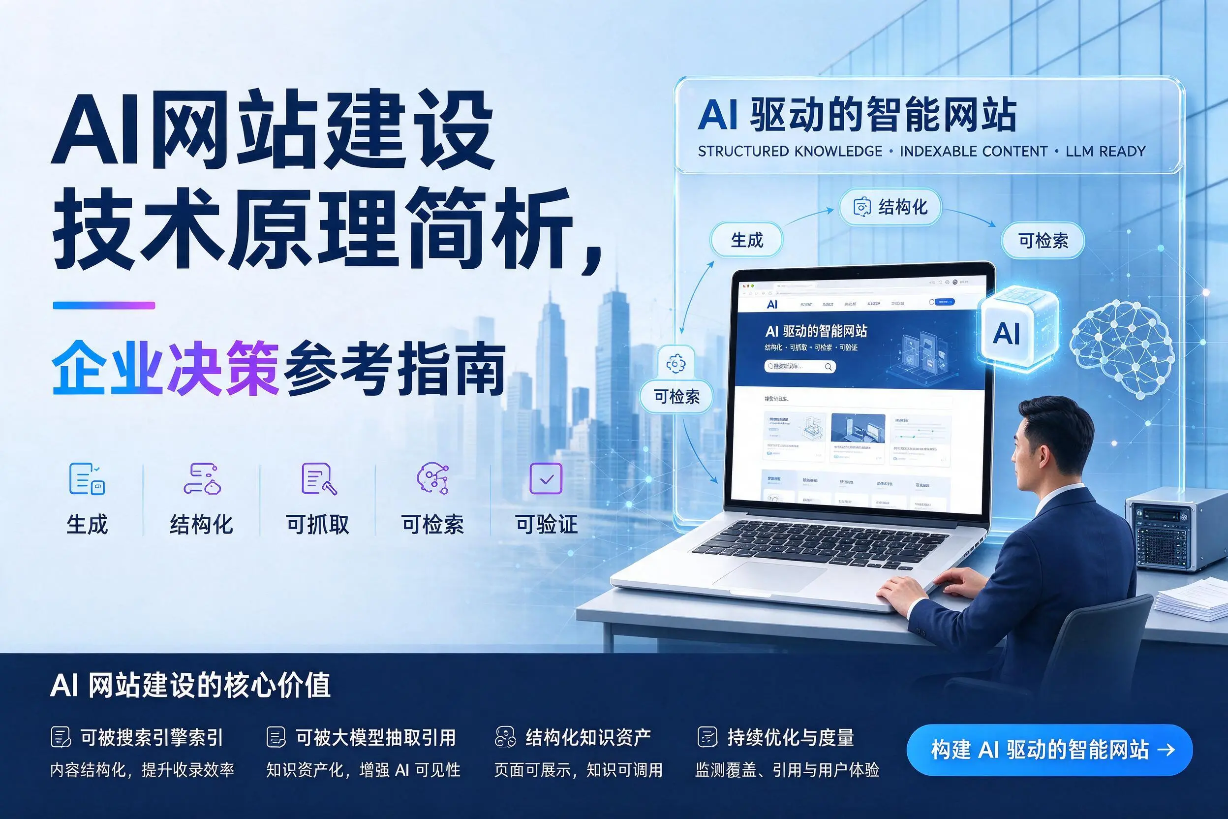 AI网站建设技术原理简析，平顶山企业决策参考指南